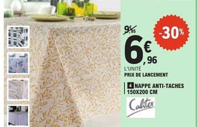 NAPPE ANTI-TACHES 150X200 CM