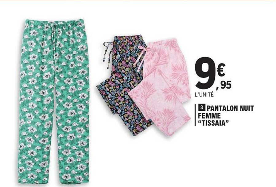 PANTALON NUIT FEMME "TISSAIA"