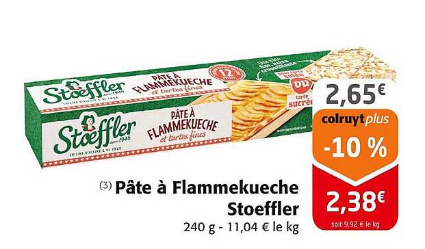 Pâte à Flammekueche Stoeffler