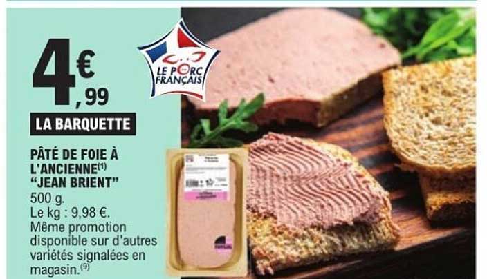 PÂTÉ DE FOIE À L'ANCIENNE "JEAN BRIENT"