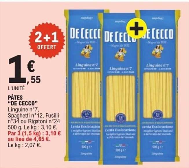 PÂTES "DE CECCO"
