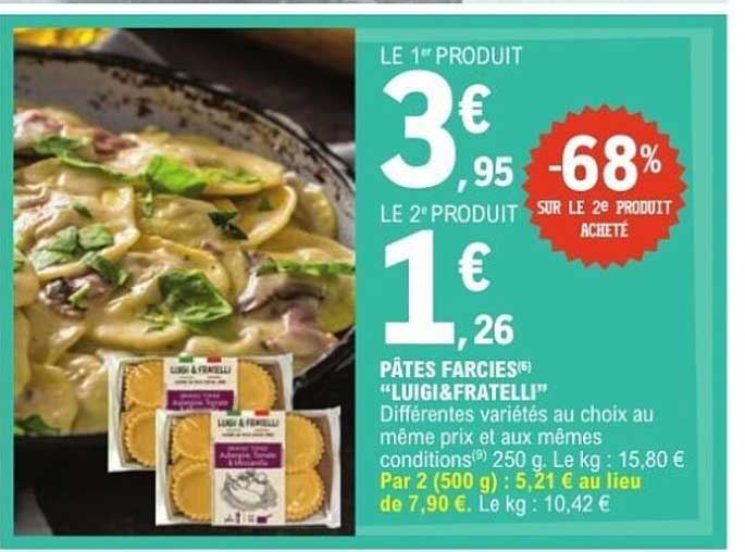 PÂTES FARCIES "LUIGI&FRATELLI"