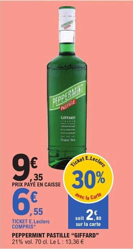 PEPPERMINT PASTILLE "GIFFARD"