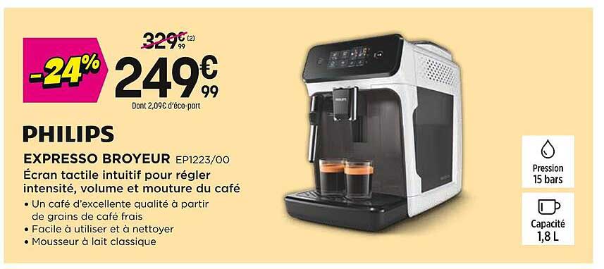 PHILIPS EXPRESO BROYEUR EP1223/00
