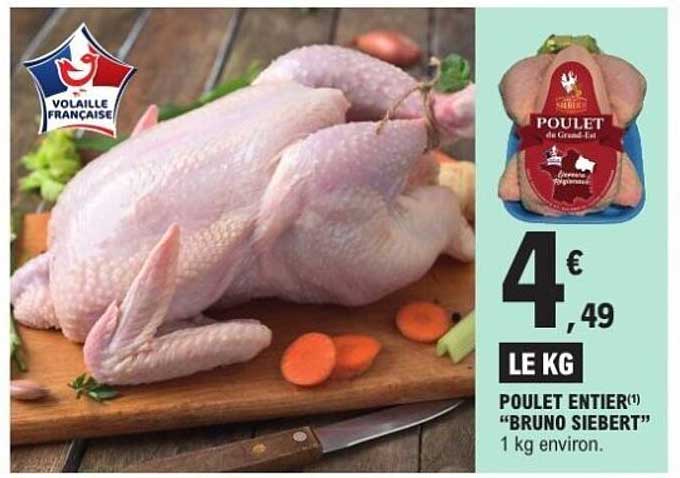 POULET ENTIERS "BRUNO SIEBERT"