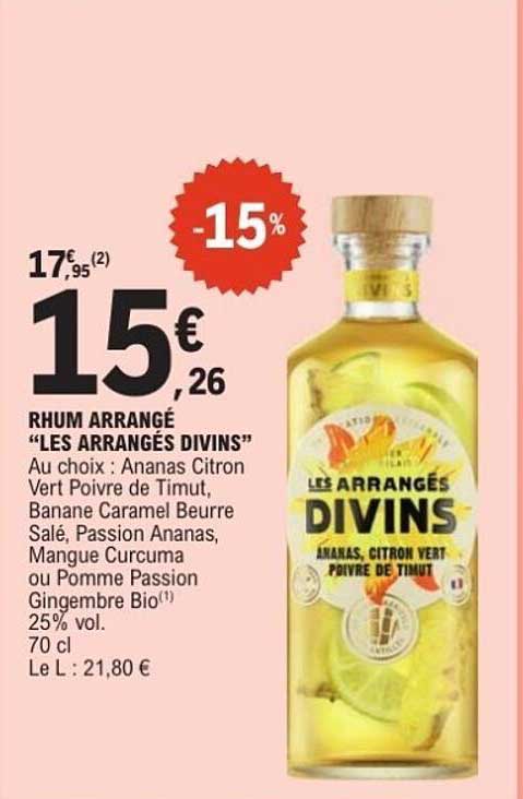 RHUM ARRANGÉ "LES ARRANGÉS DIVINS"