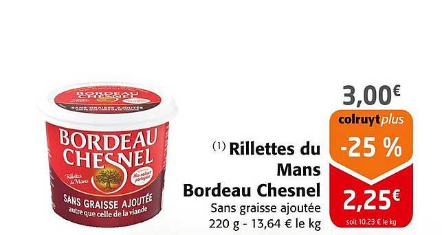 Rillettes du Mans Bordreau Chesnel