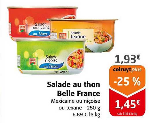 Salade au thon Belle France