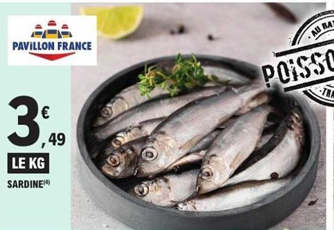 Sardine 3€ le kg