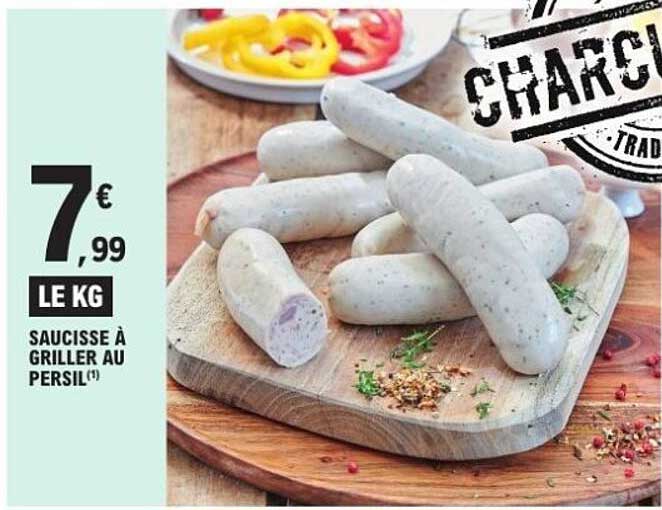 Saucisse à griller au persil