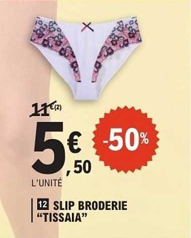 SLIP BRODERIE “TISSAIA”