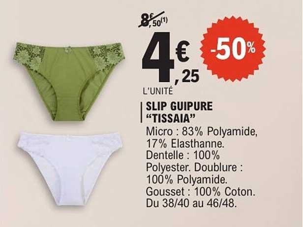 SLIP GUIPURE “TISSAIA”