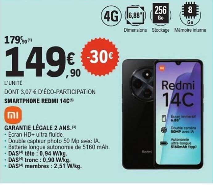 SMARTPHONE REDMI 14C
