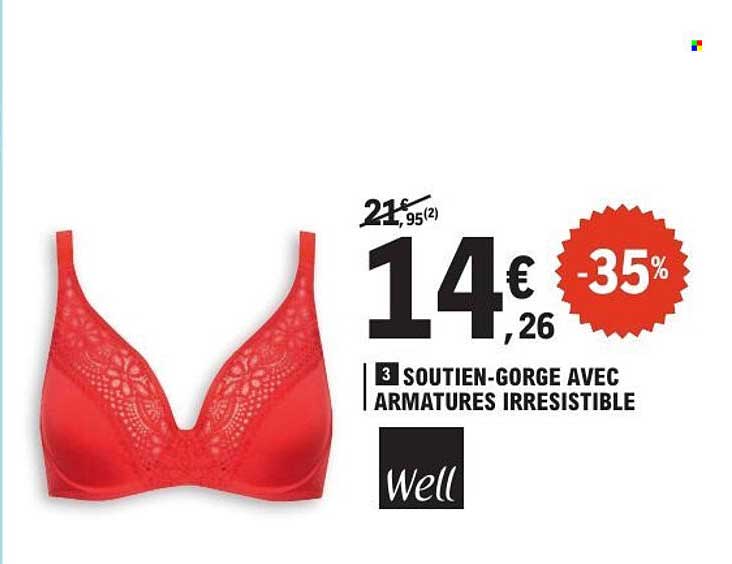 SOUTIEN-GORGE AVEC ARMATURES IRRÉSISTIBLE