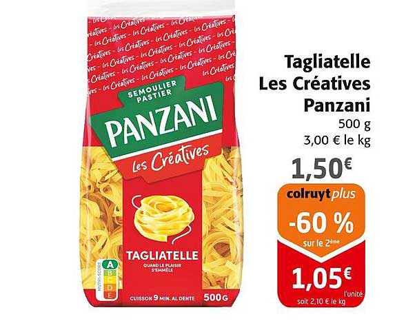Tagiatelle Les Créatives Panzani