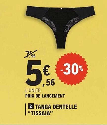 TANGA DENTELLE "TISSAIA"