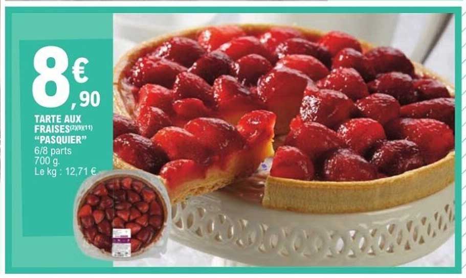 TARTE AUX FRAISES(2X9)"PASQUIER"