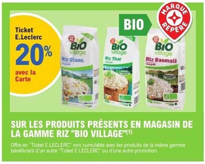 Ticket E.Leclerc 20% avec la Carte