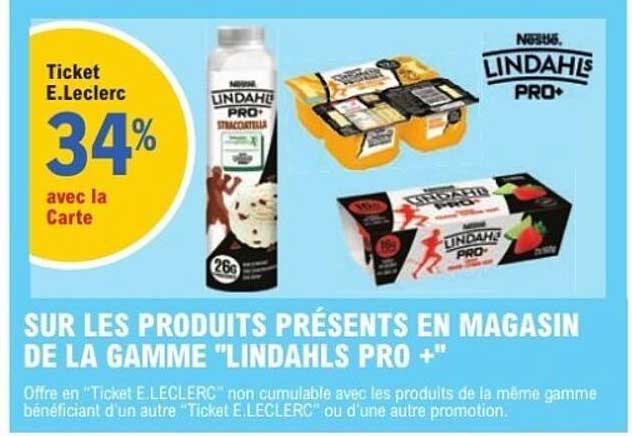 Ticket E.Leclerc 34% avec la Carte
