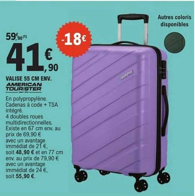 VALISE 55 CM ENV. AMERICAN TOURISTER