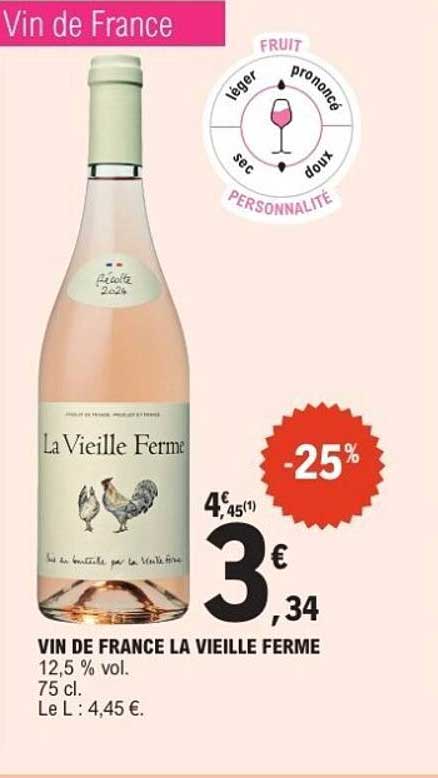 VIN DE FRANCE LA VIEILLE FERME