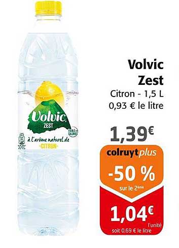Volvic Zest Citron - 1,5 L