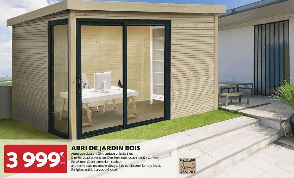 ABRI DE JARDIN BOIS