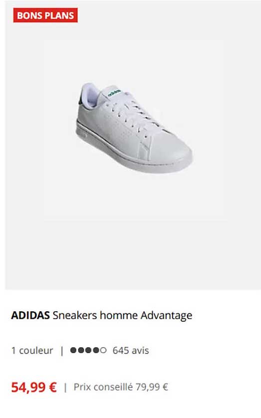 ADIDAS Sneakers homme Advantage