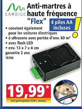 Anti-martres à haute fréquence "Flex"