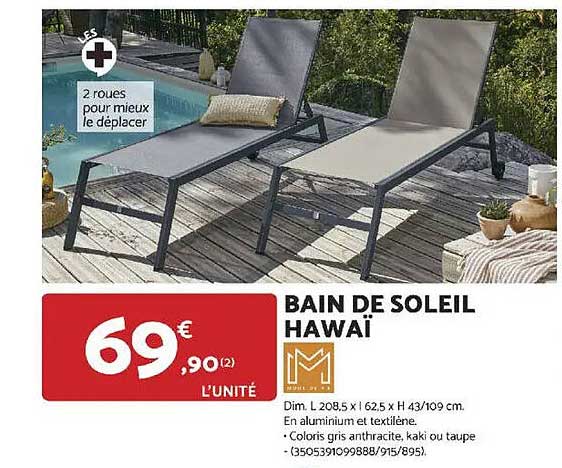 BAIN DE SOLEIL HAWAI