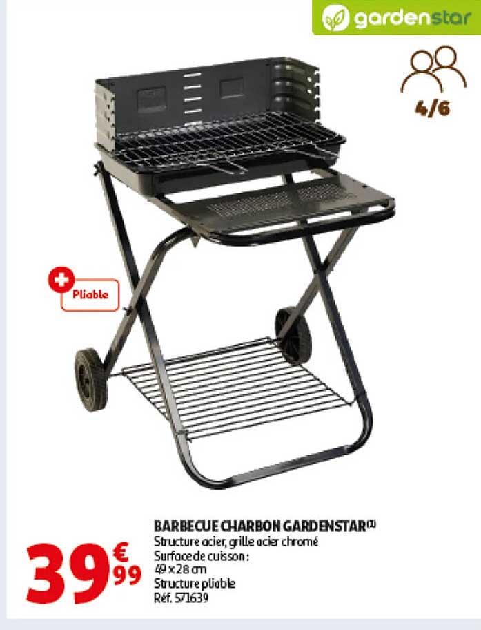 BARBECUE CHARBON GARDENSTAR