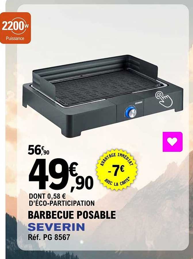 BARBECUE POSABLE SEVERIN