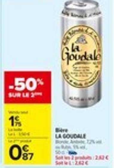Bière LA GOUDALE