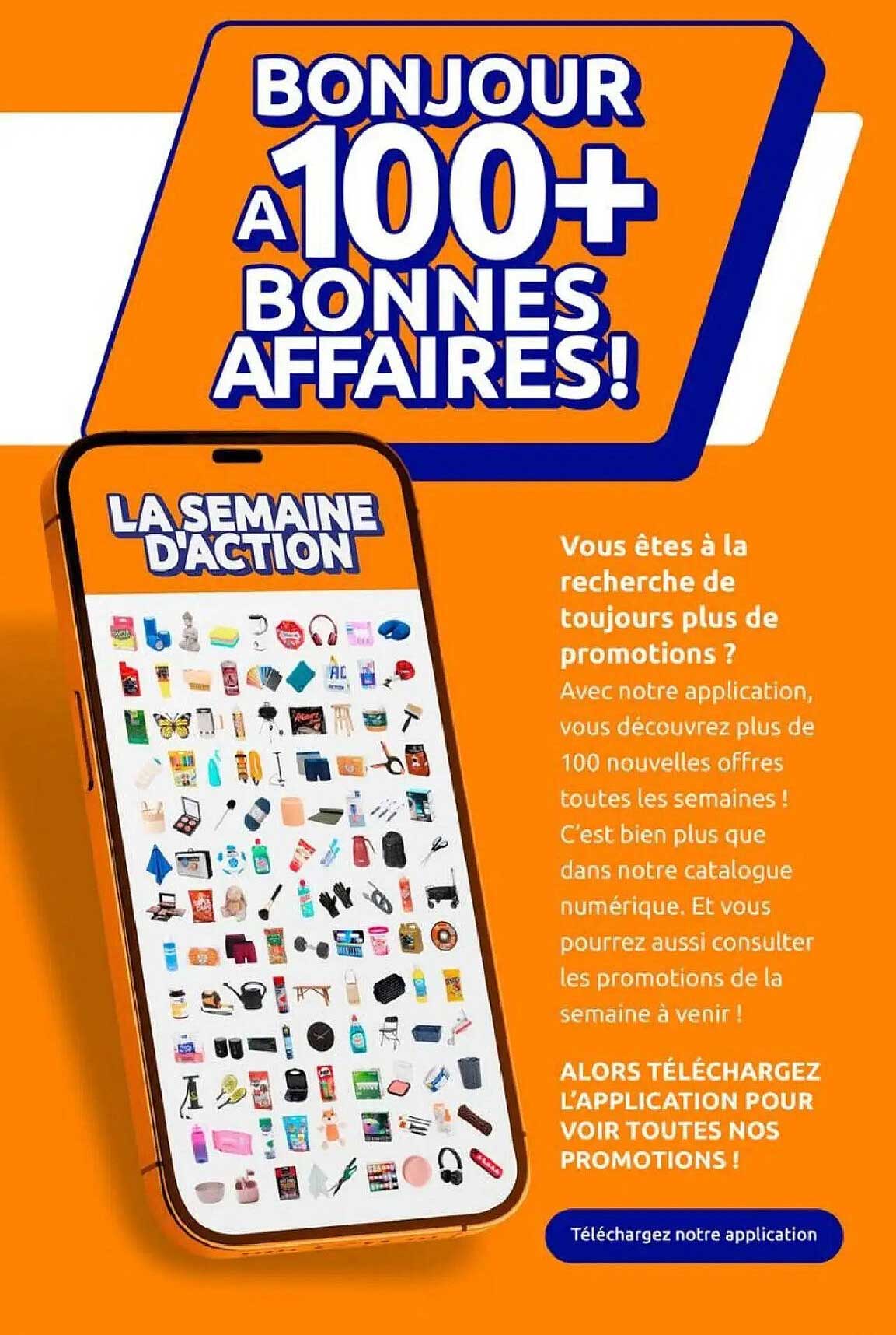 BONJOUR À 100+ BONNES AFFAIRES!