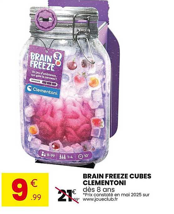 BRAIN FREEZE CUBES CLEMENTONI
