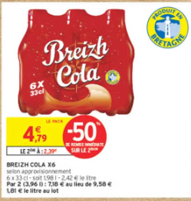 BREIZH COLA X6