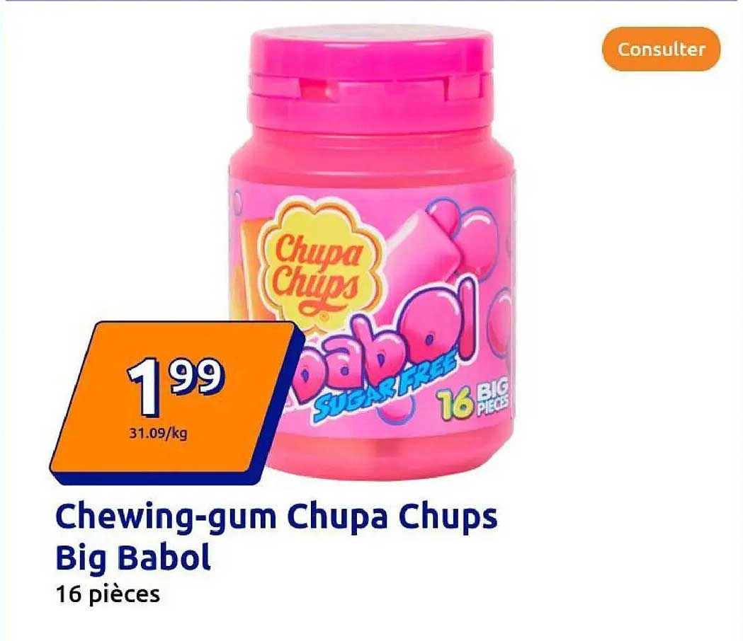 Chewing-gum Chupa Chups Big Babol