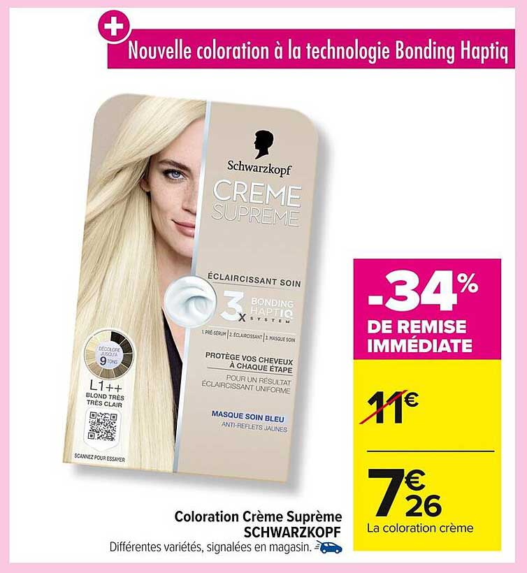 Coloration Crème Suprême SCHWARZKOPF