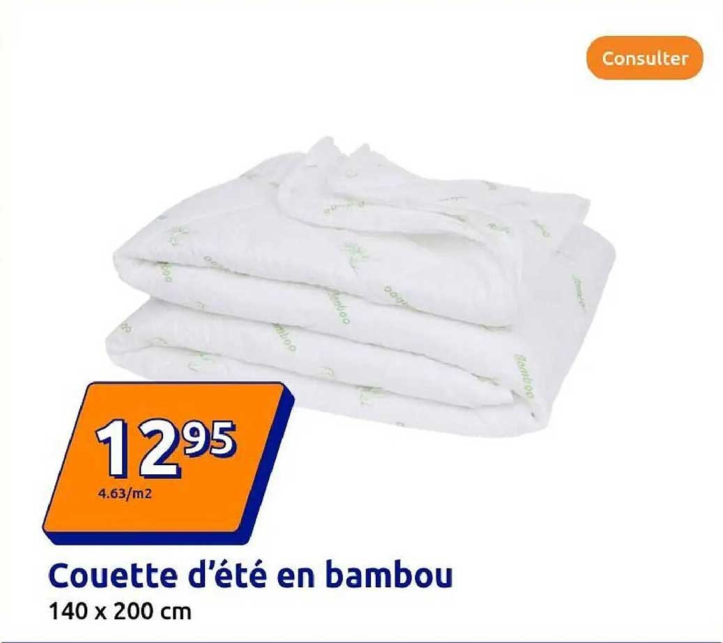 Couette d'été en bambou