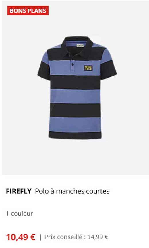 FIREFLY Polo à manches courtes