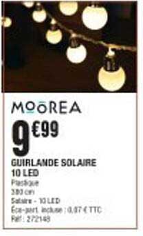 GUIRLANDE SOLAIRE 10 LED