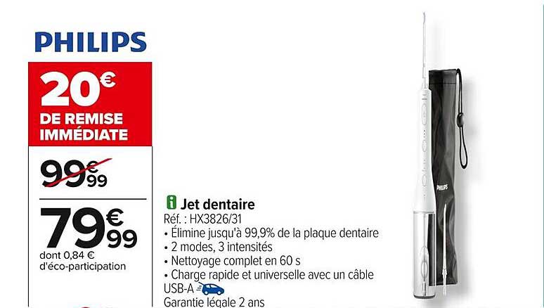 Jet dentaire Philips - HX3826/31