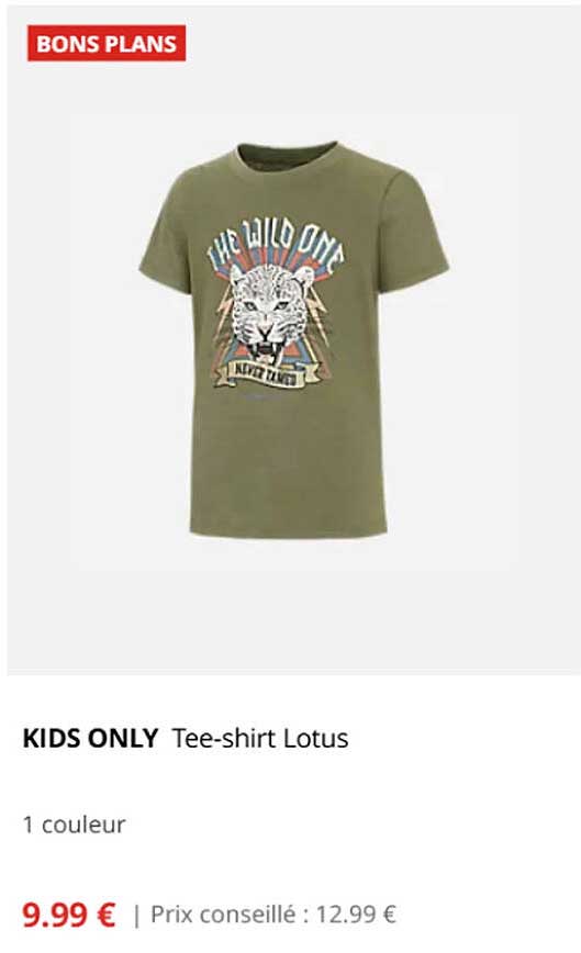 KIDS ONLY Tee-shirt Lotus
