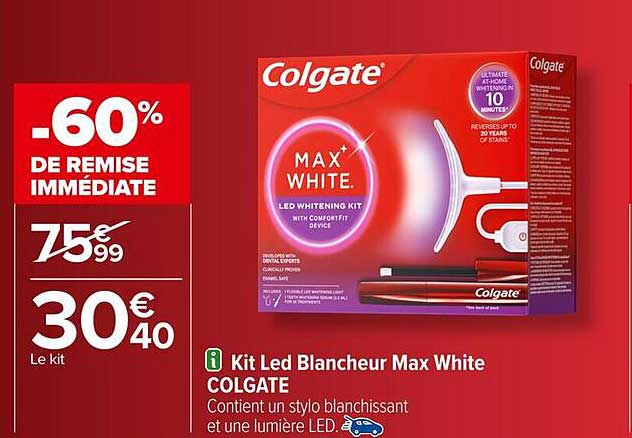Kit Led Blancheur Max White COLGATE