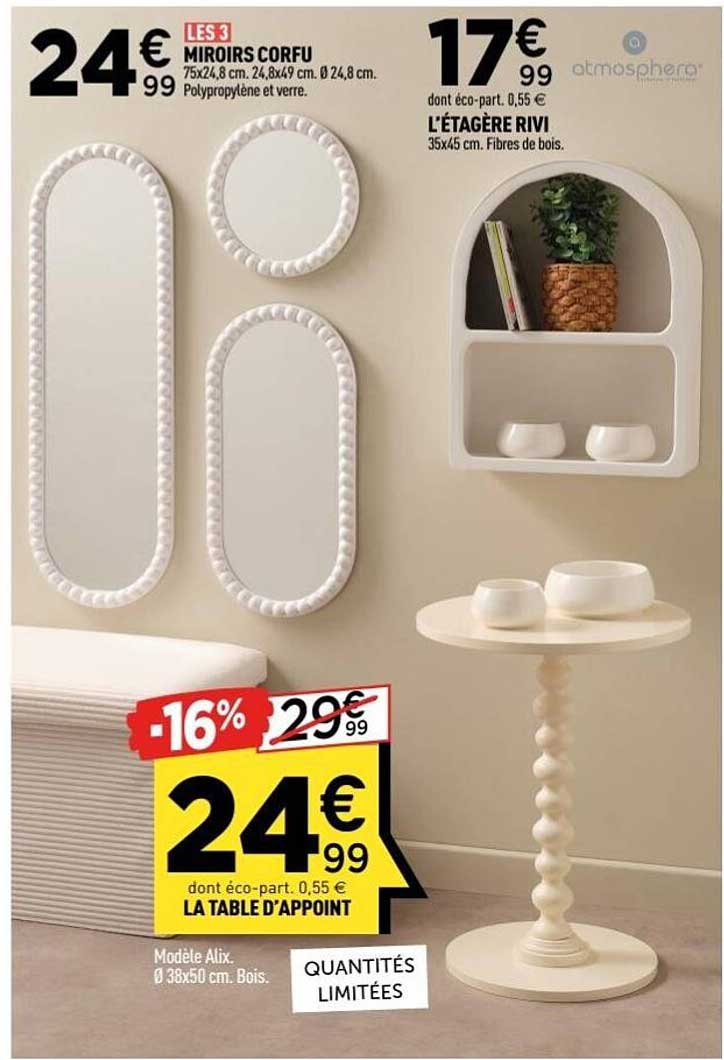 LA TABLE D'APPOINT