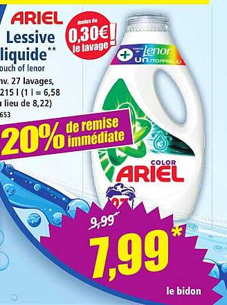Lessive liquide ARIEL