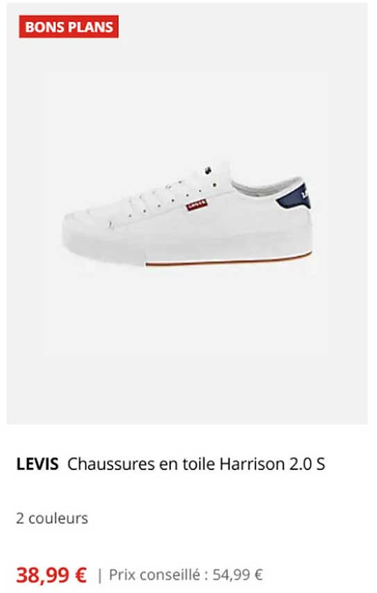 LEVIS Chaussures en toile Harrison 2.0 S