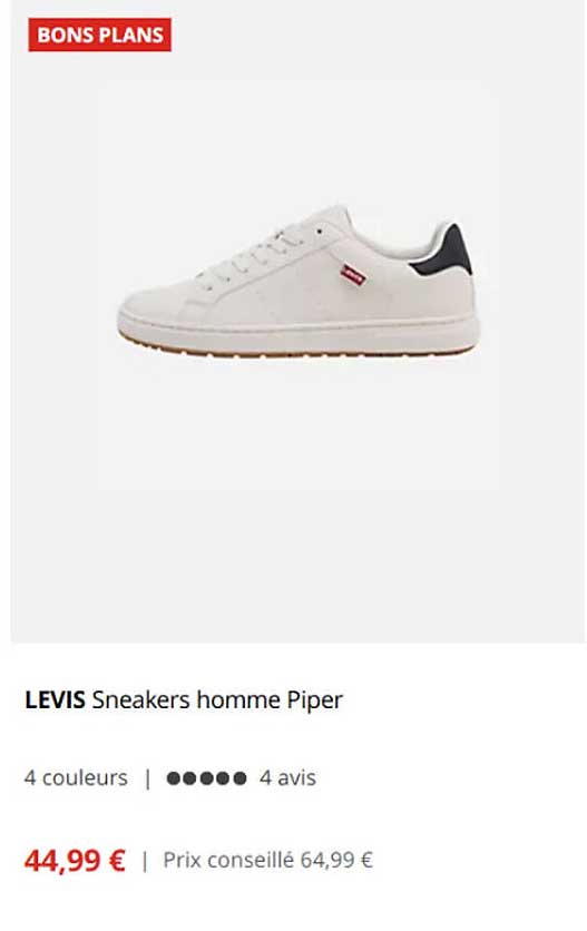 LEVIS Sneakers homme Piper