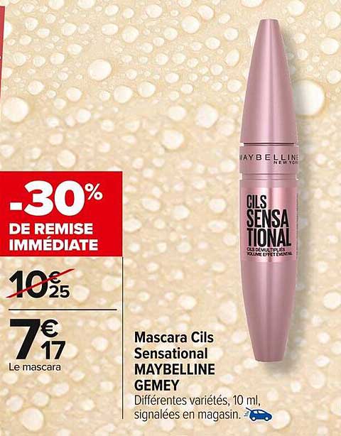 Mascara Cils Sensational MAYBELLINE GEMEY