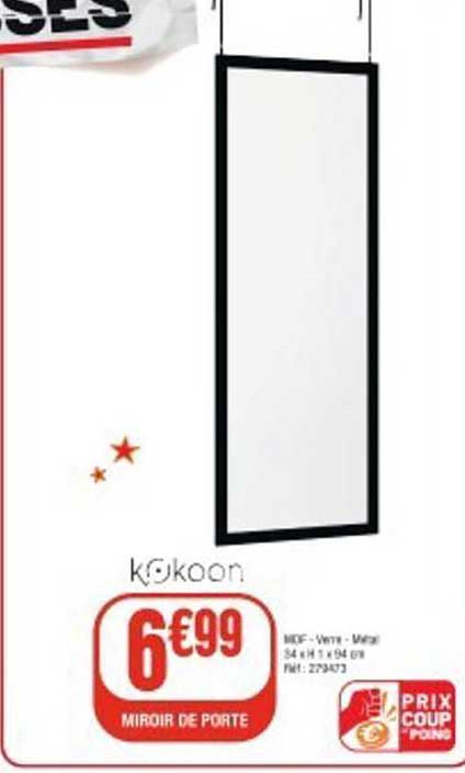 Miroir de porte